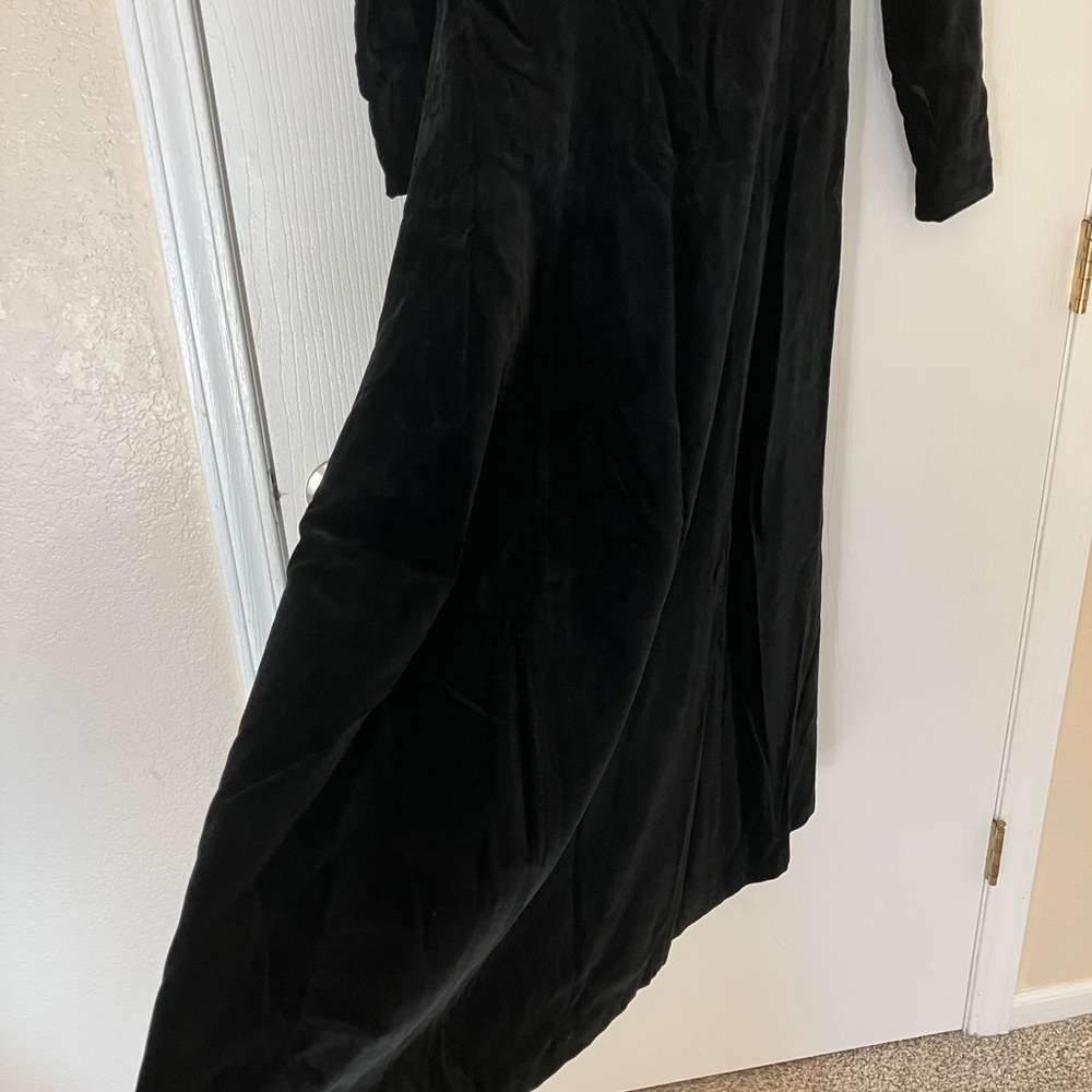 Vintage Laura Ashley Classic Black Long Sleeve Dress - Picture 6 of 15